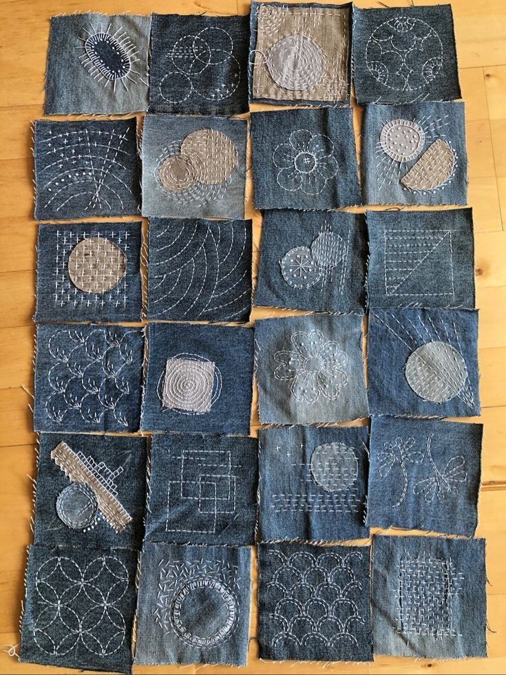 Vad är Sashiko? Historien bakom de vita stygnen