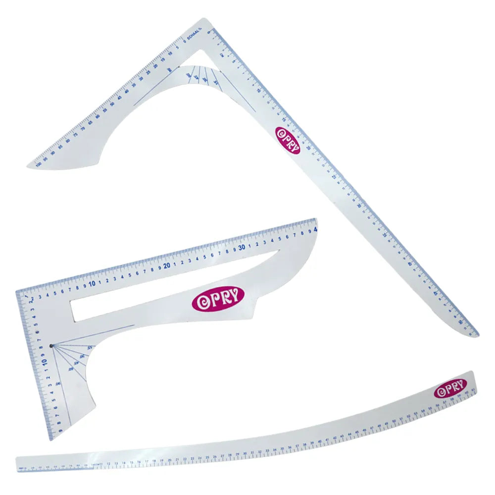 Tailor's ruler 3-pack