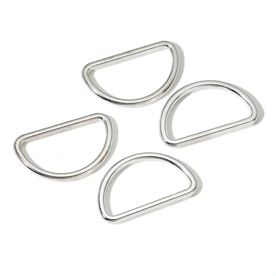 D-ring 30 mm Silver 4-pack Prym