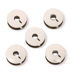 Sewing machine bobbins for double rotary bobbin holders