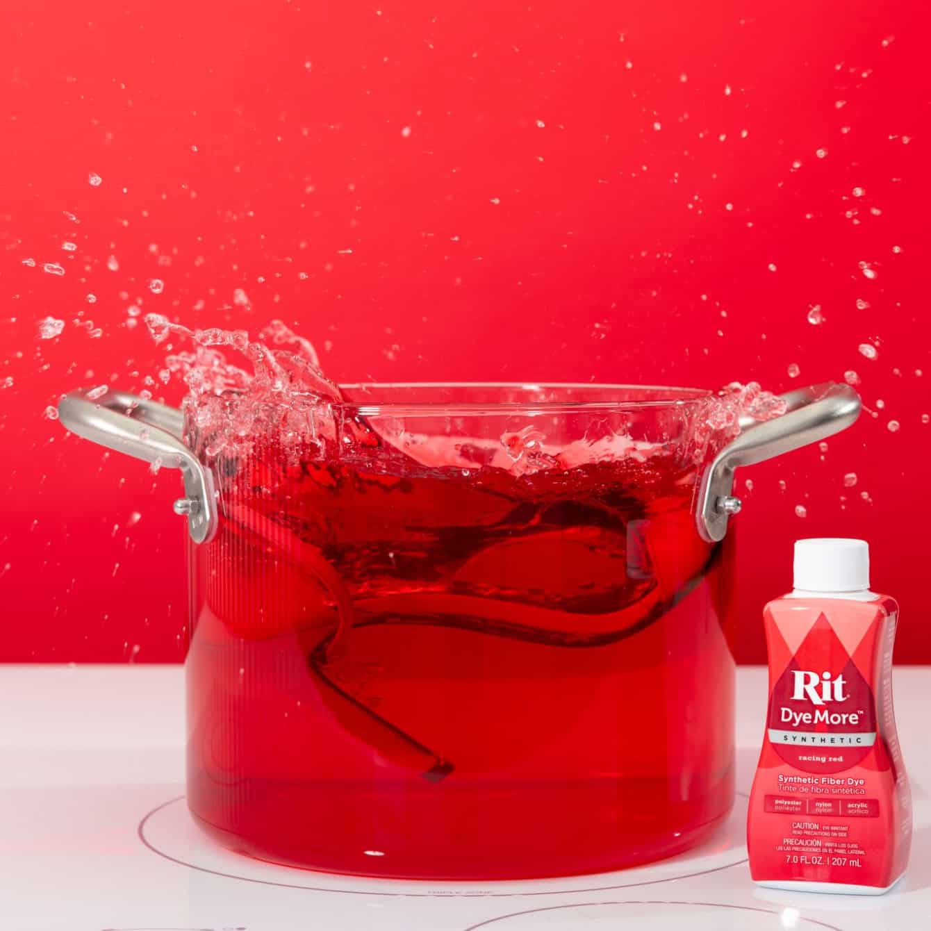 Rit DyeMore for Synthetics - Racing Red