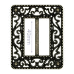 Decorative belt buckle bronze