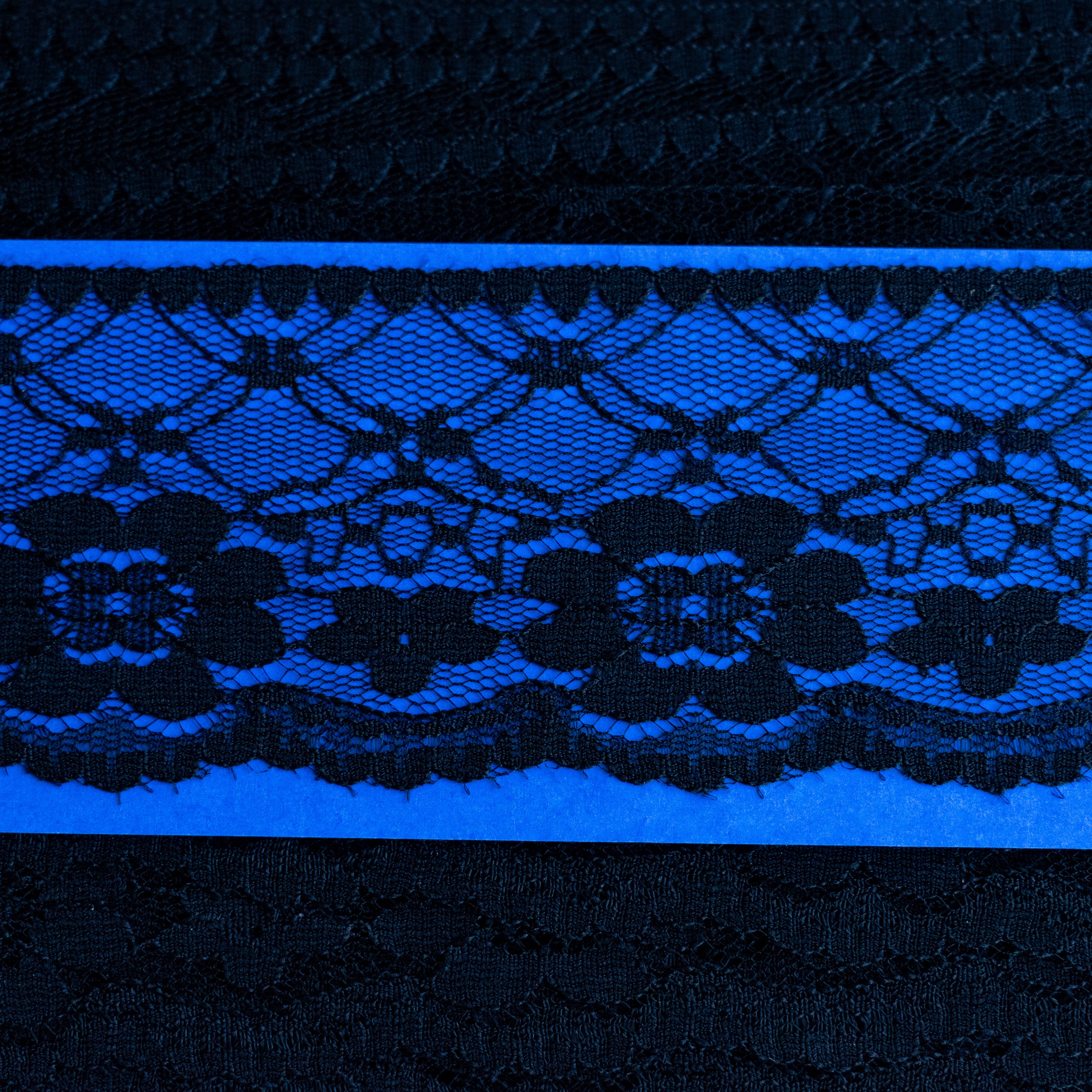 Black lace ribbon 50mm