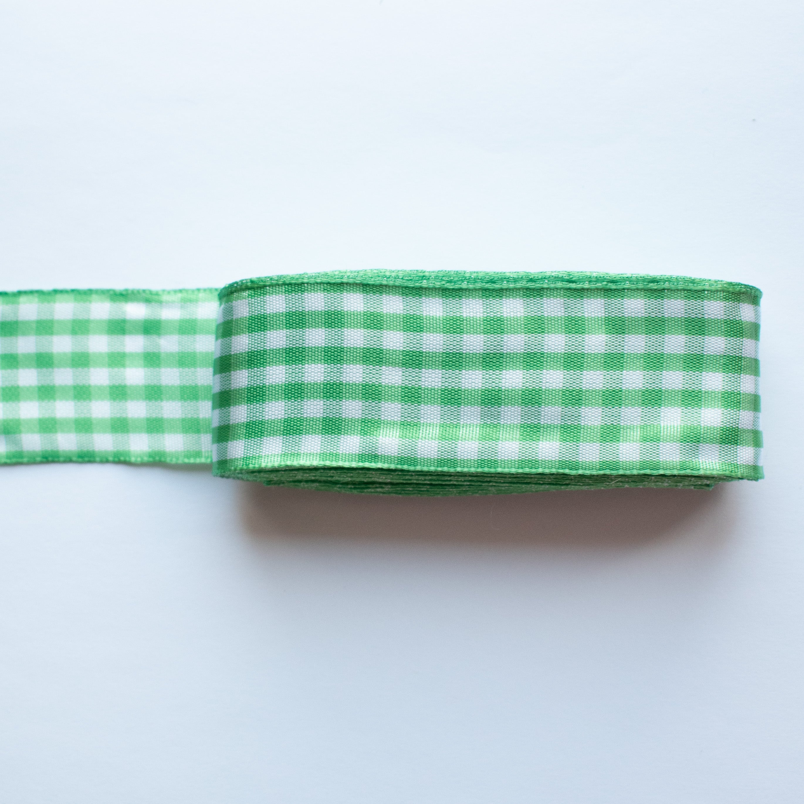 10 meters of gingham ribbon