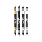 Rit FreeFlow Dual-Tip Markers Monochrome 4-pack