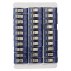 Fabric clips Blue 30 pcs