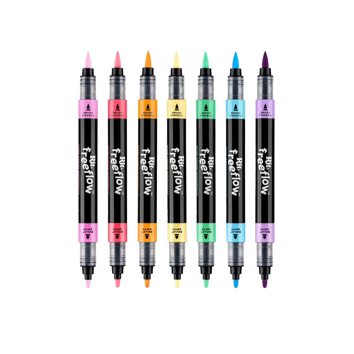 Rit FreeFlow Dual-Tip Markers Jellied Brights 7-pack
