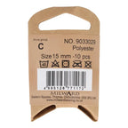 Milward Buttons Shiny White 15mm