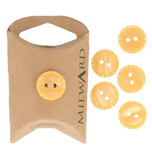 Milward Buttons Orange 15mm