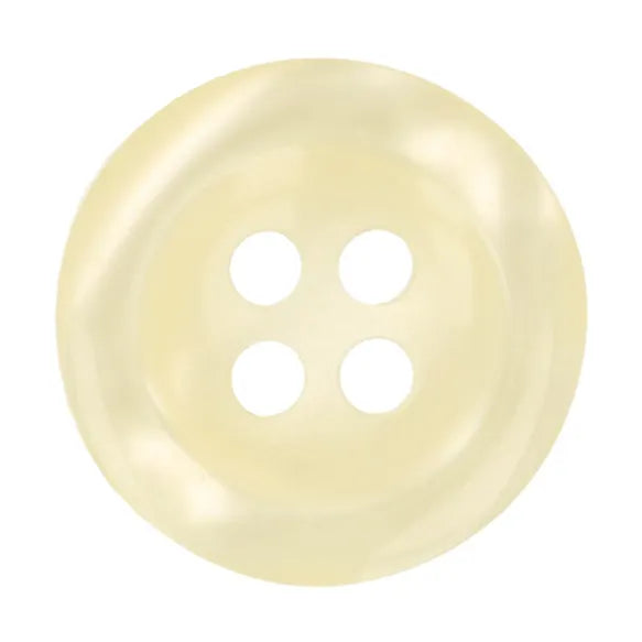 Milward Buttons Shiny Beige 15mm