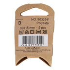 Milward Buttons Brown 18mm