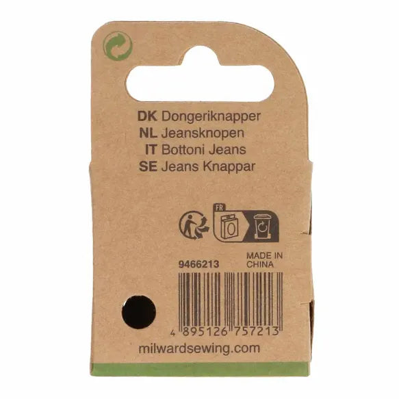 Milward Jeans Buttons 16mm Bronze