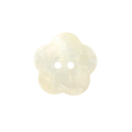 Flower-shaped mother-of-pearl button 22.5mm