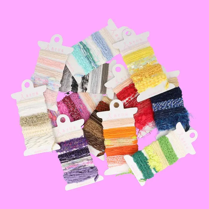 Weaving yarn Asobi Orange - Pokeori
