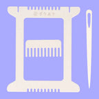 Weaving frame with tools - Pokeori