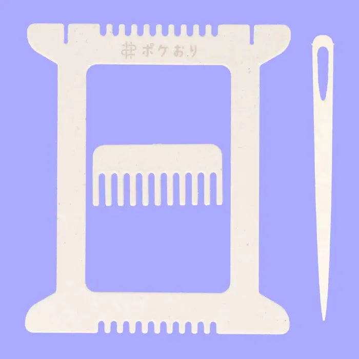 Weaving frame with tools - Pokeori