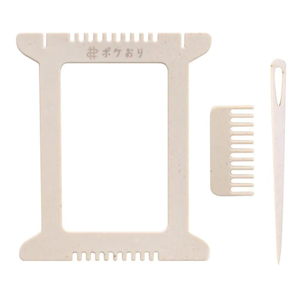 Weaving frame with tools - Pokeori