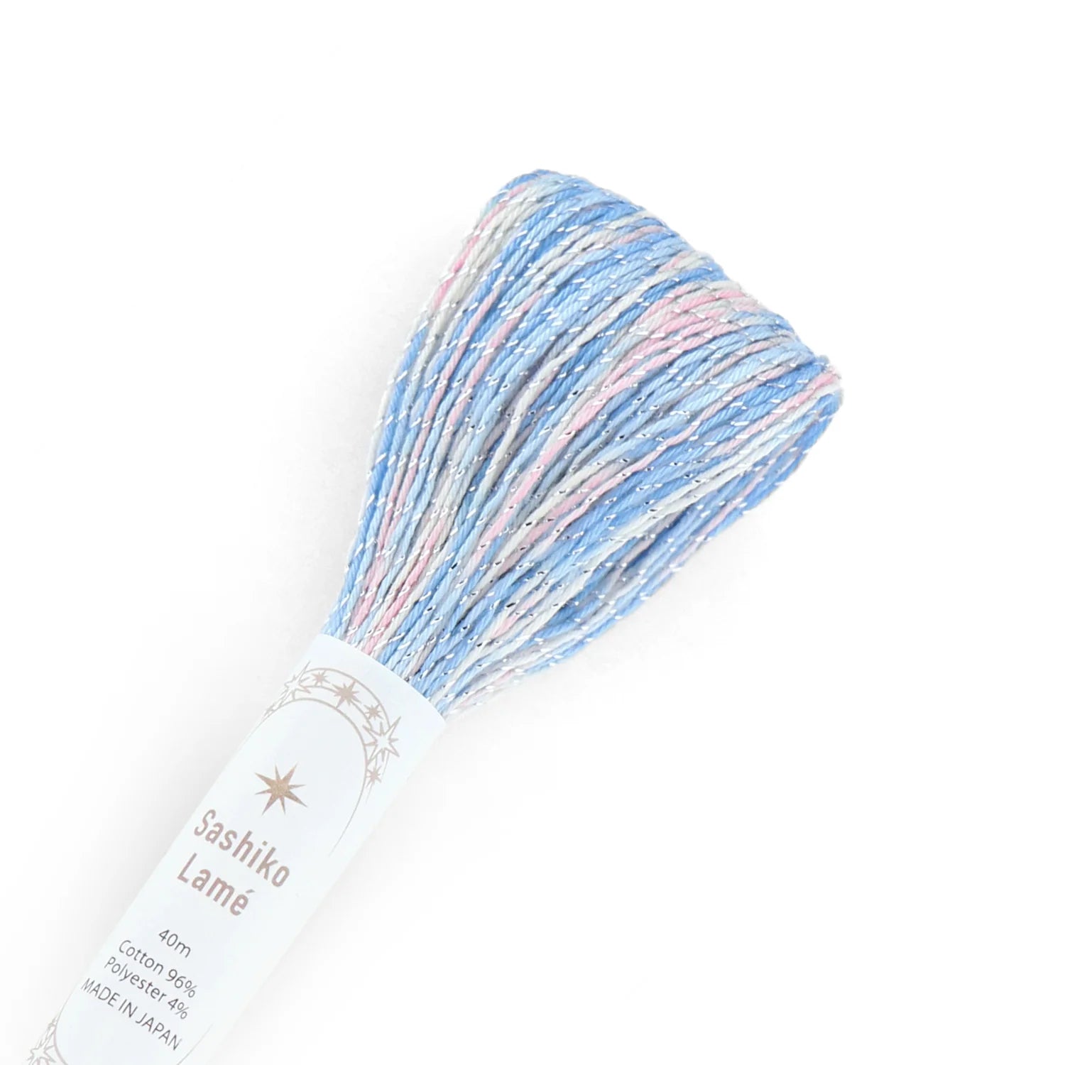 Sashiko thread Lamé Colorful 40 meters