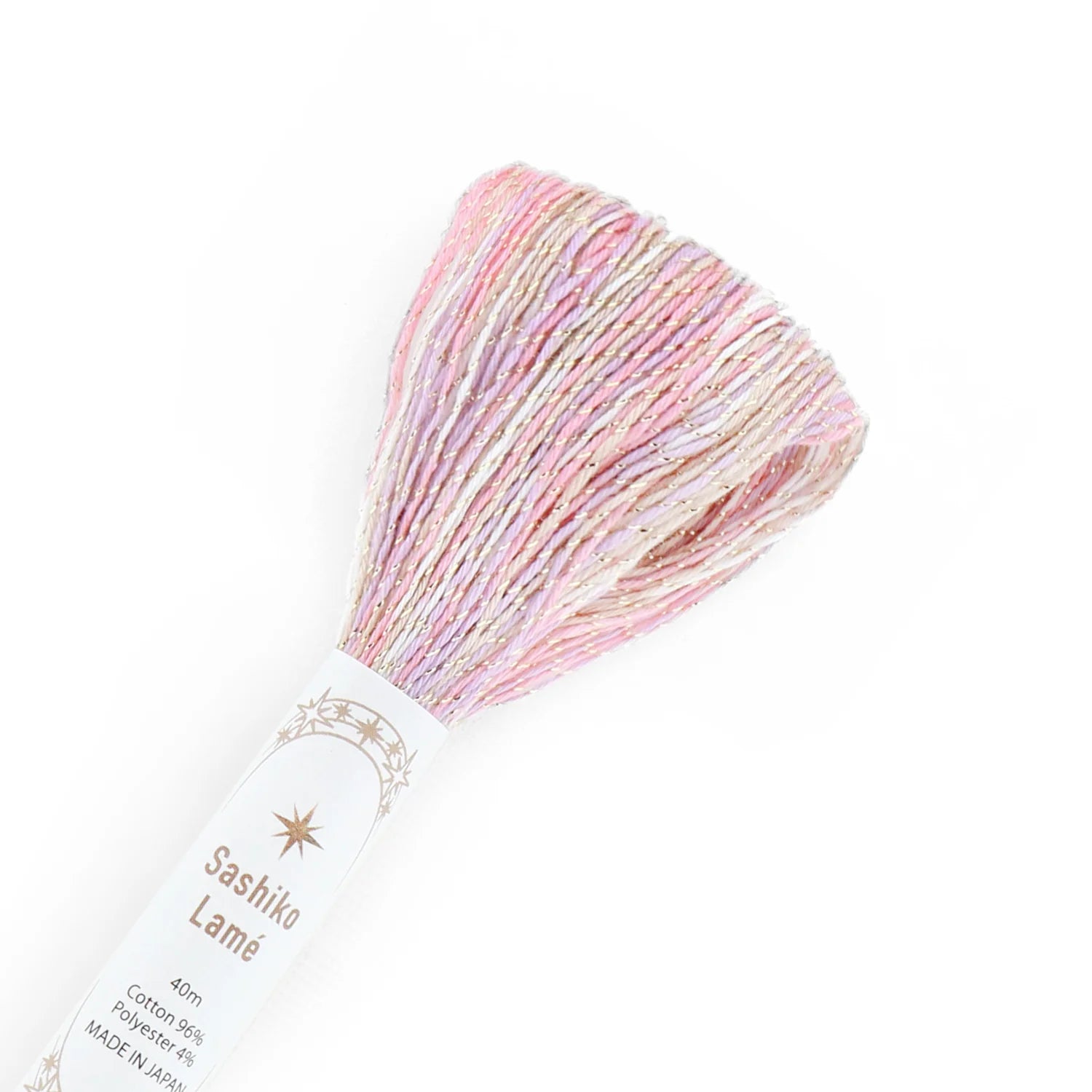 Sashiko thread Lamé Colorful 40 meters