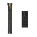 YKK Zipper 6mm Antique Brass Divisible - 50cm