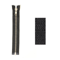 YKK Zipper 6mm Silver Divisible - 50cm