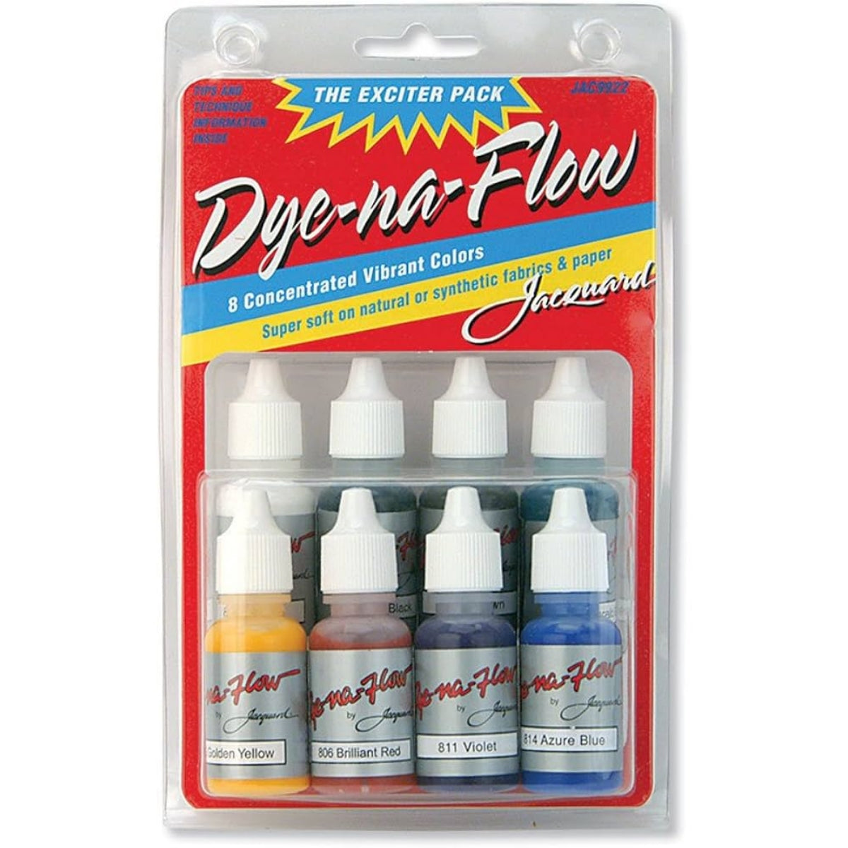Jacquard Dye-Na-Flow Textile Dye 8-pack