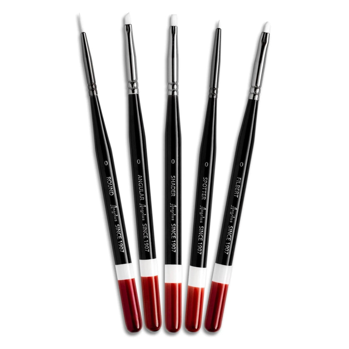 Angelus Micro Detail Brush Set 5-pack - Knappnålen