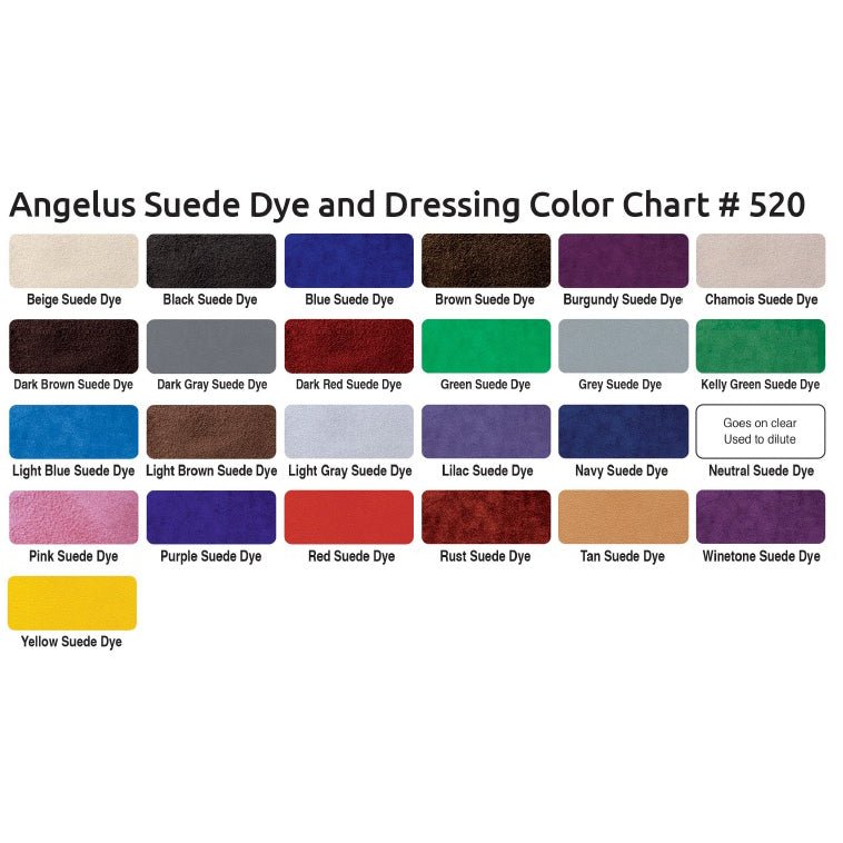 Angelus Suede Dye Mockafärg - Knappnålen