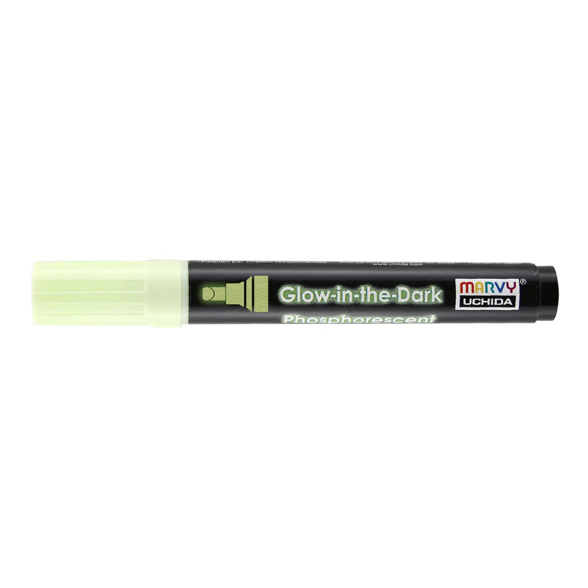 DecoFabric Textilpenna Glow in the Dark - Knappnålen