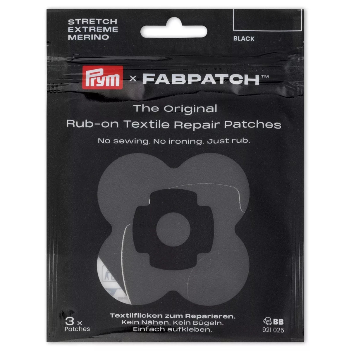 FabPatch Repair Kit 3-pack - Knappnålen