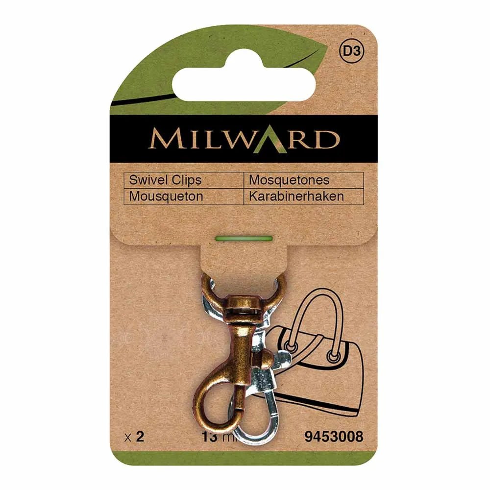 Karbinhakar 13 mm 2-pack - Knappnålen