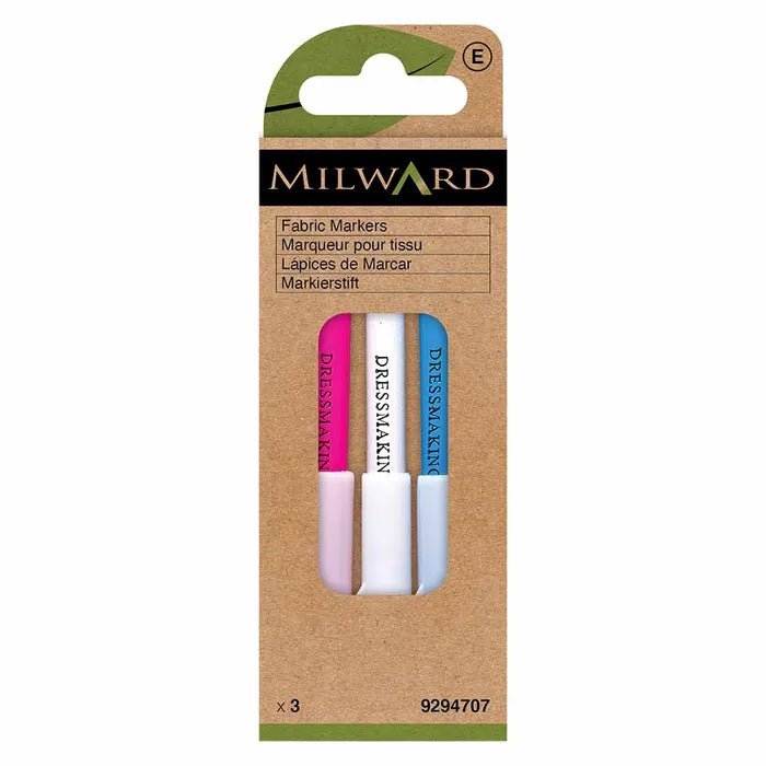Markeringspennor med borste 3-pack - Knappnålen