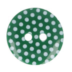 Milward Buttons Dots Green 15mm