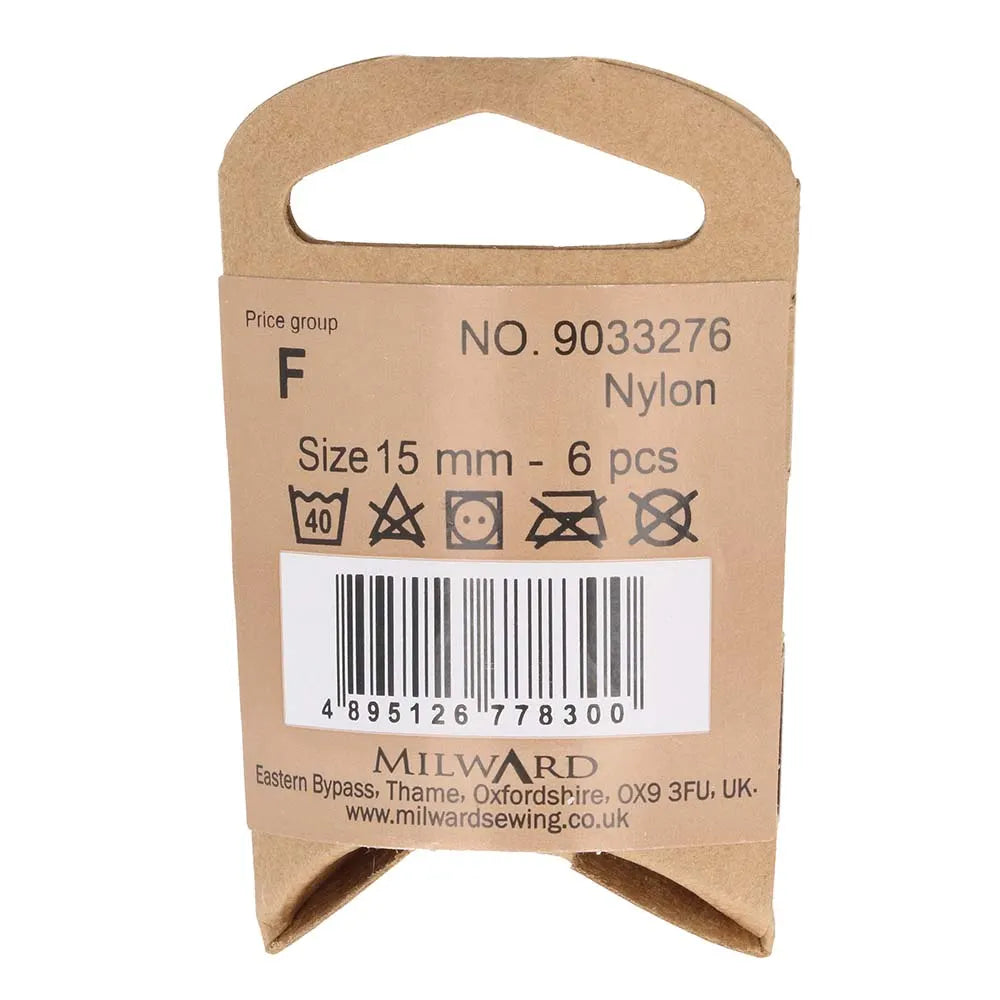 Milward Buttons Dots Green 15mm