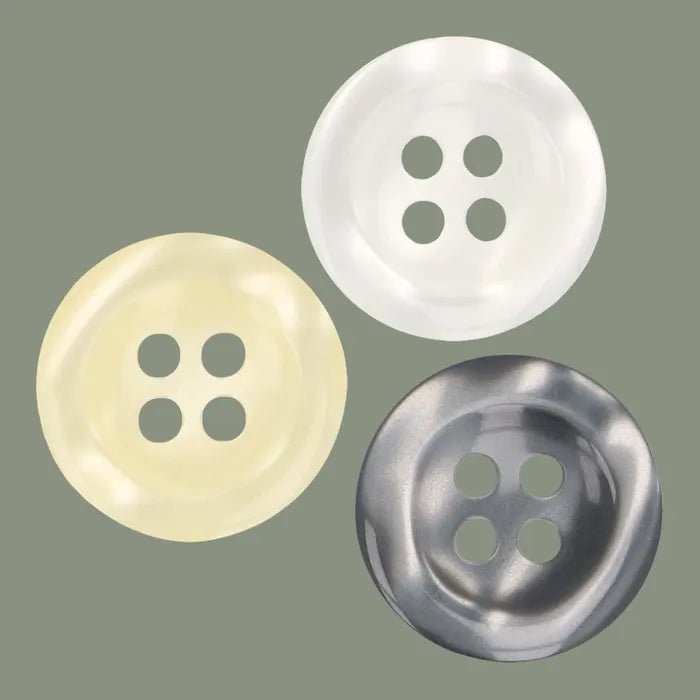Milward Knappar Shiny Beige 15mm - Knappnålen