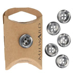 Milward Knappar Shiny Grå 15mm - Knappnålen