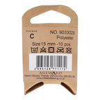 Milward Knappar Shiny Vit 15mm - Knappnålen
