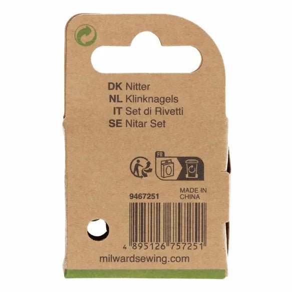 Milward Nitar 7 mm Nickel - Knappnålen