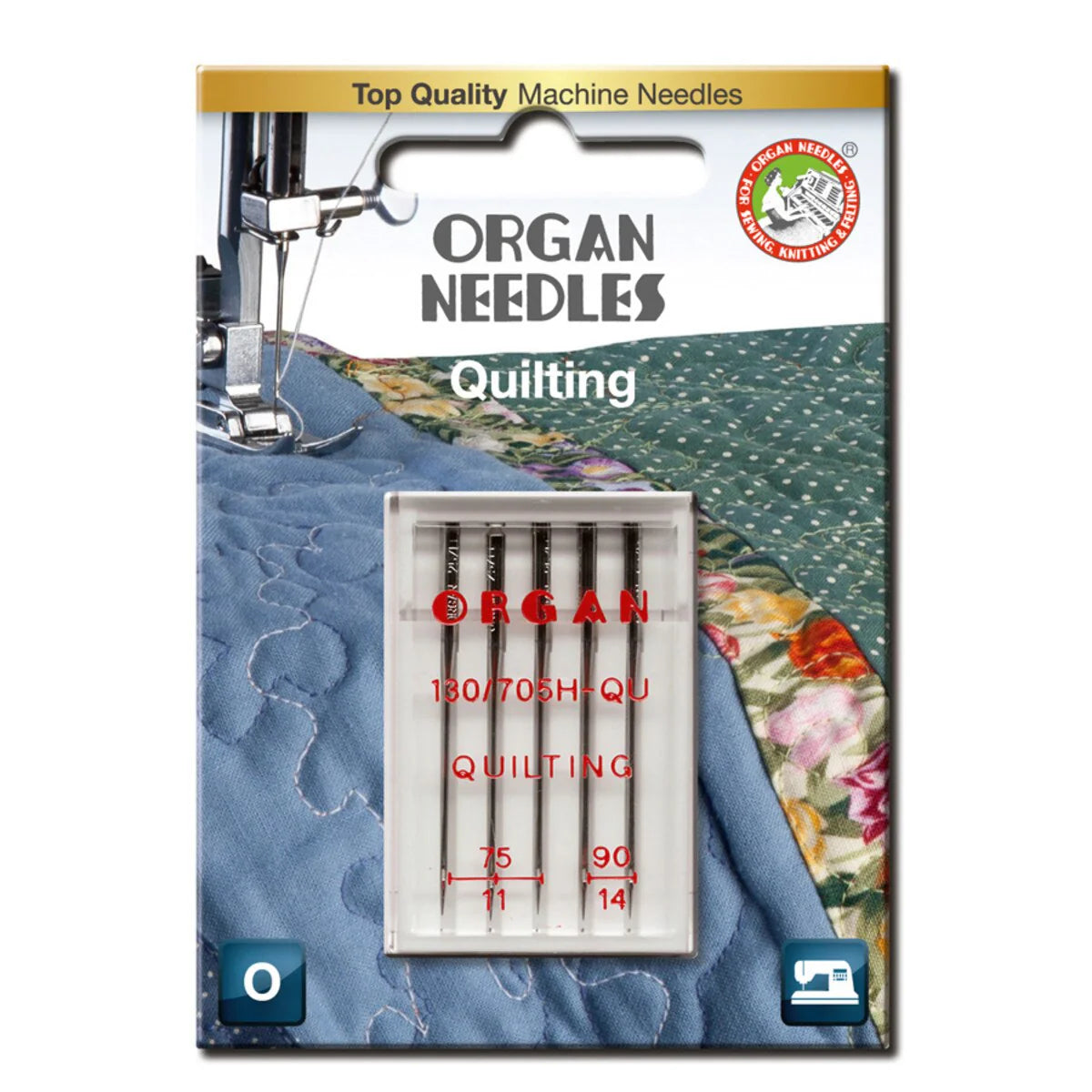 Sewing machine needles Quilting 5-pack