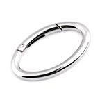 Oval carabiner