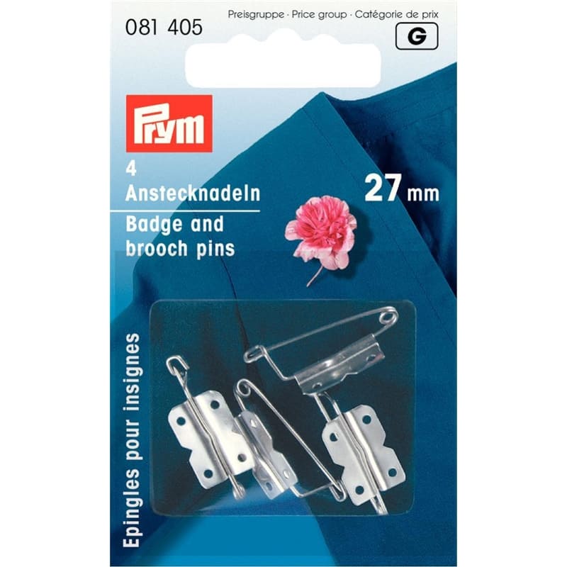 Brooch pins 4-pack Prym
