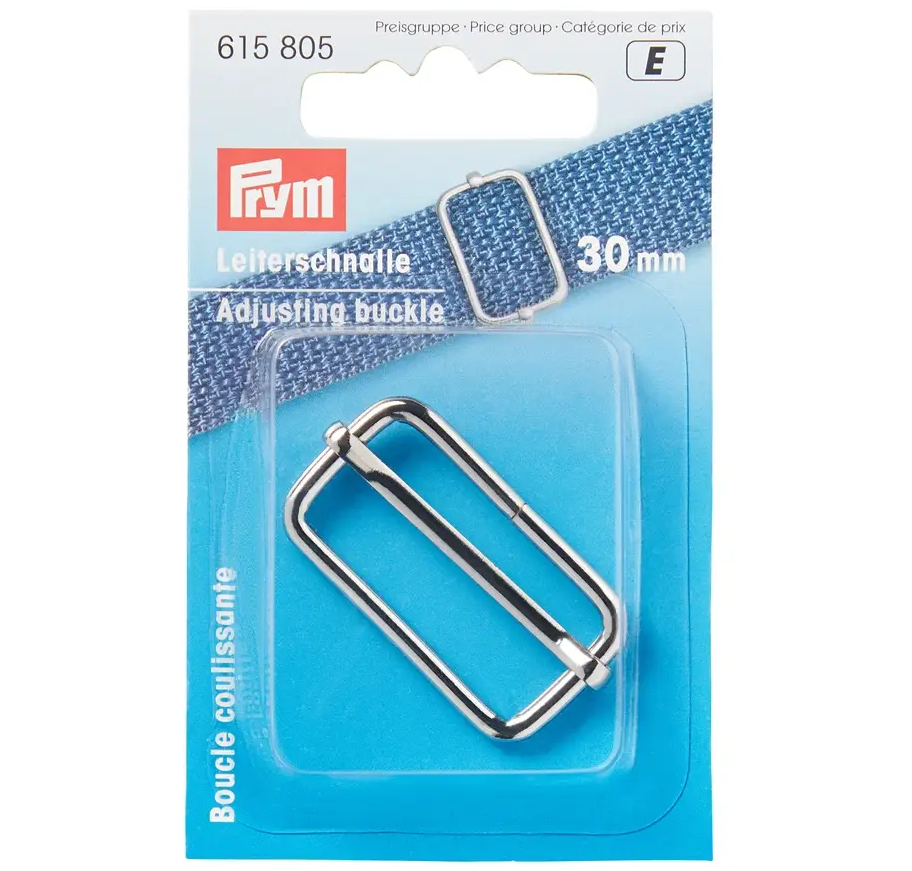 Adjusting buckle 30 mm silver Prym