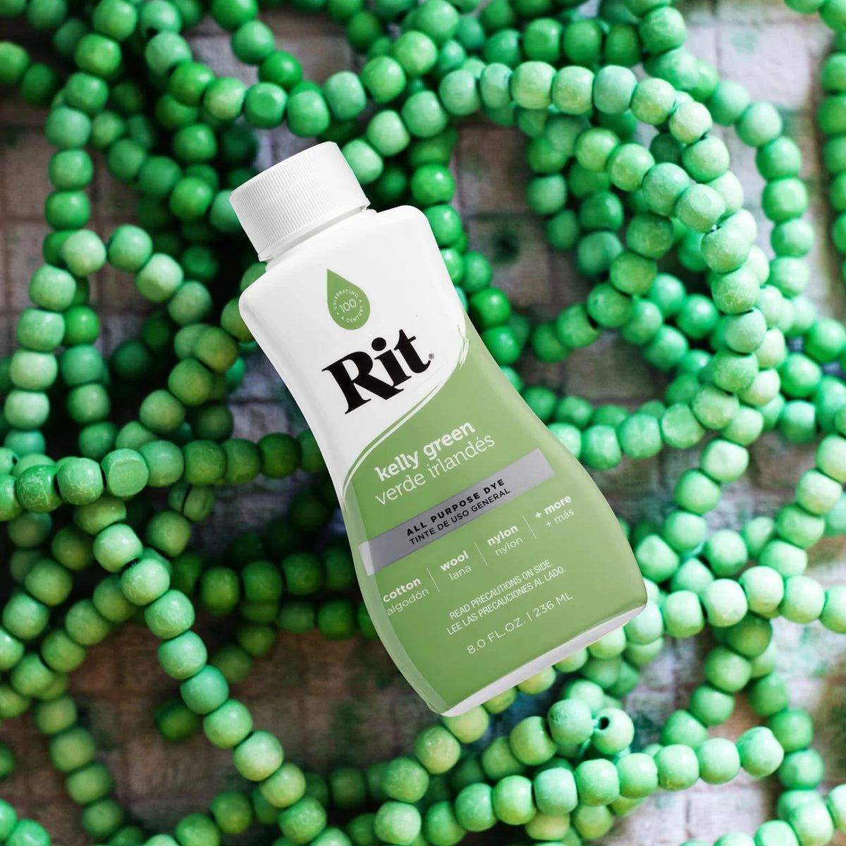 Rit All Purpose Liquid Dye - Kelly Green - Knappnålen