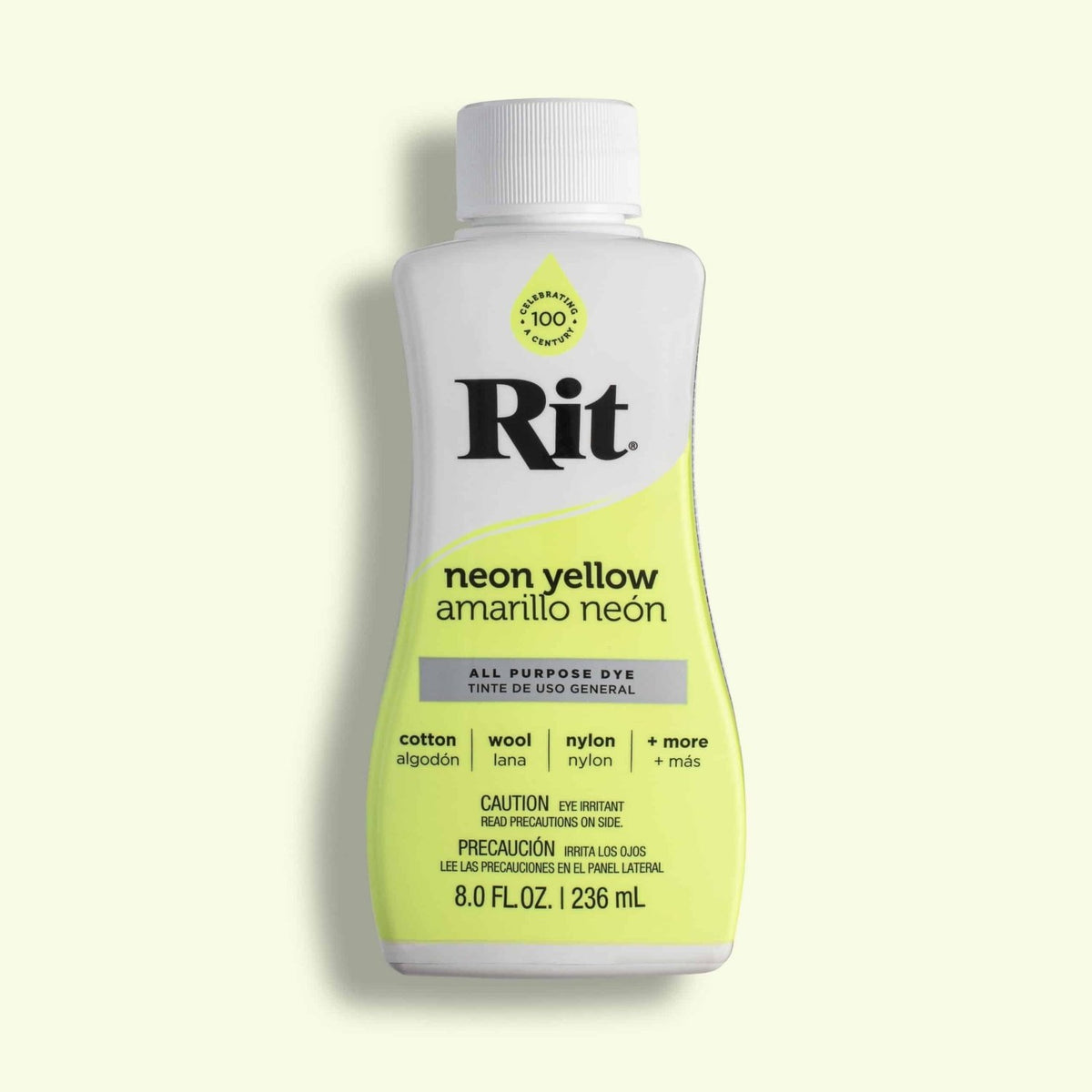 Rit All Purpose Liquid Dye - Neon Yellow - Knappnålen