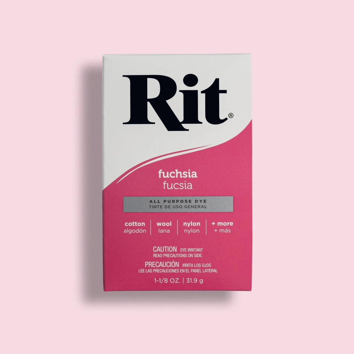 Rit All Purpose Powdered Dye - Fuchsia - Knappnålen