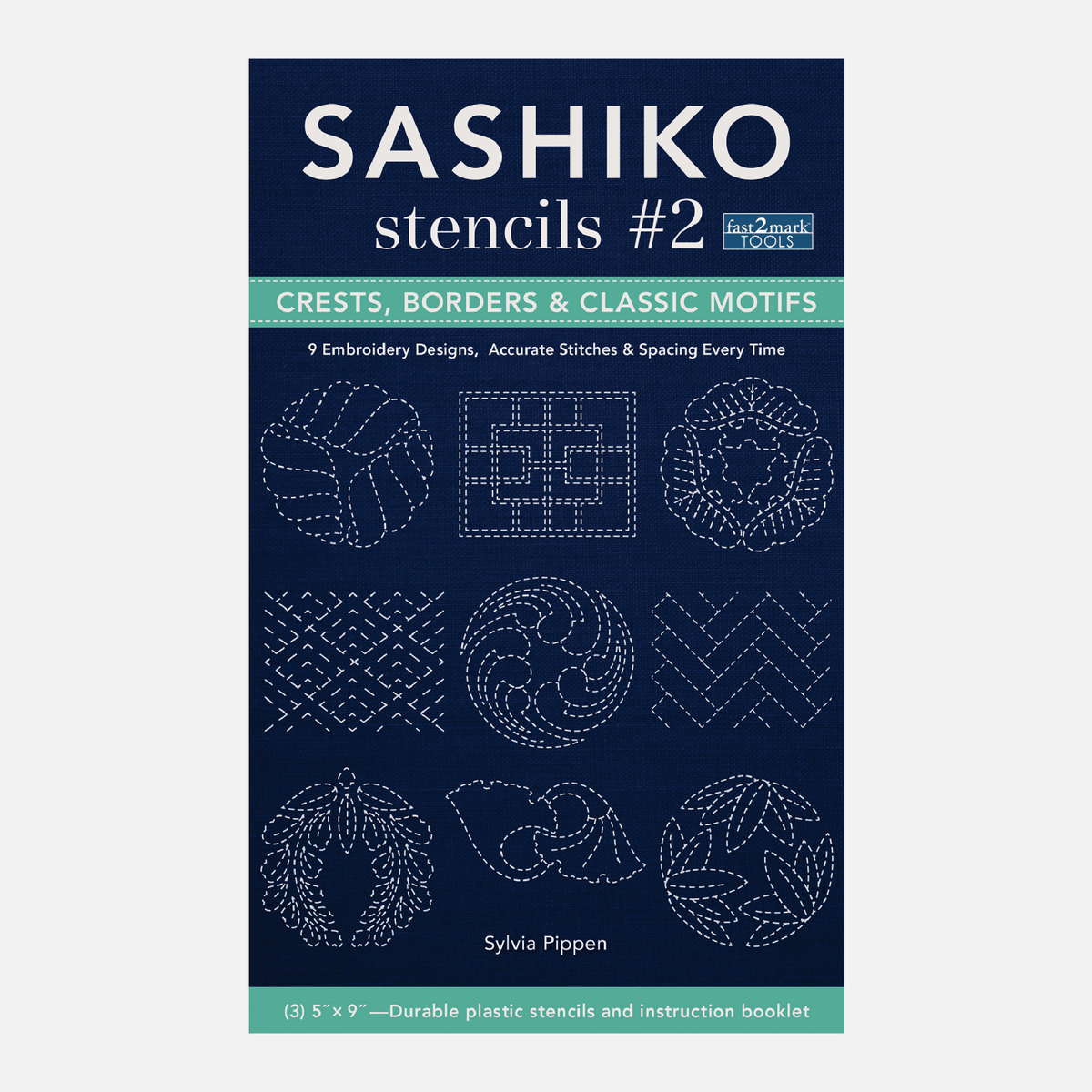 Sashiko Stencils #2 - Knappnålen