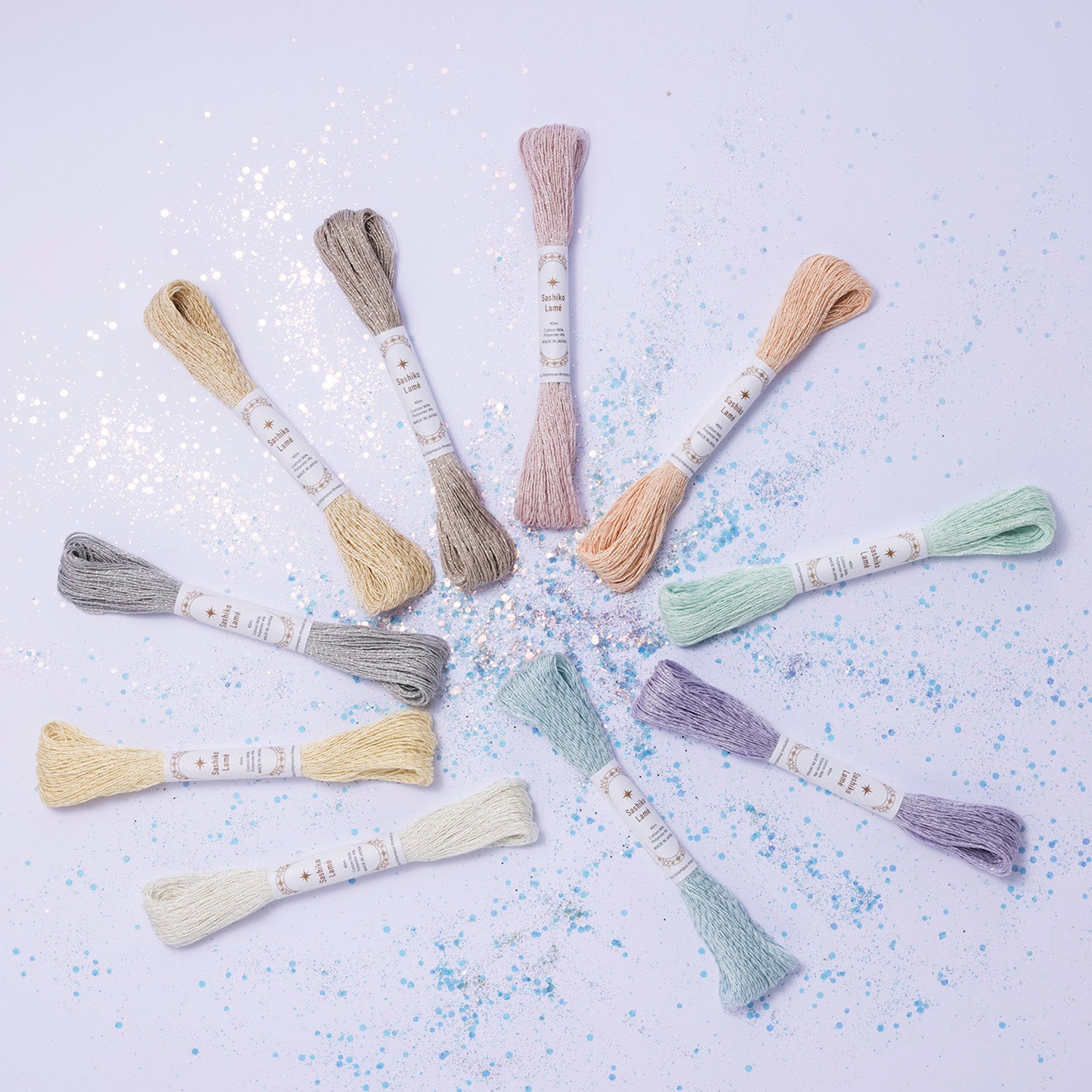 Sashiko thread Lamé 40 meters