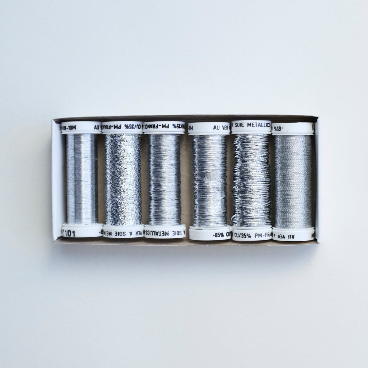 Silkestråd Silver 6-pack - Knappnålen