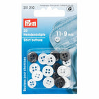 Skjortknappar 9-11 mm 20-pack Prym - Knappnålen