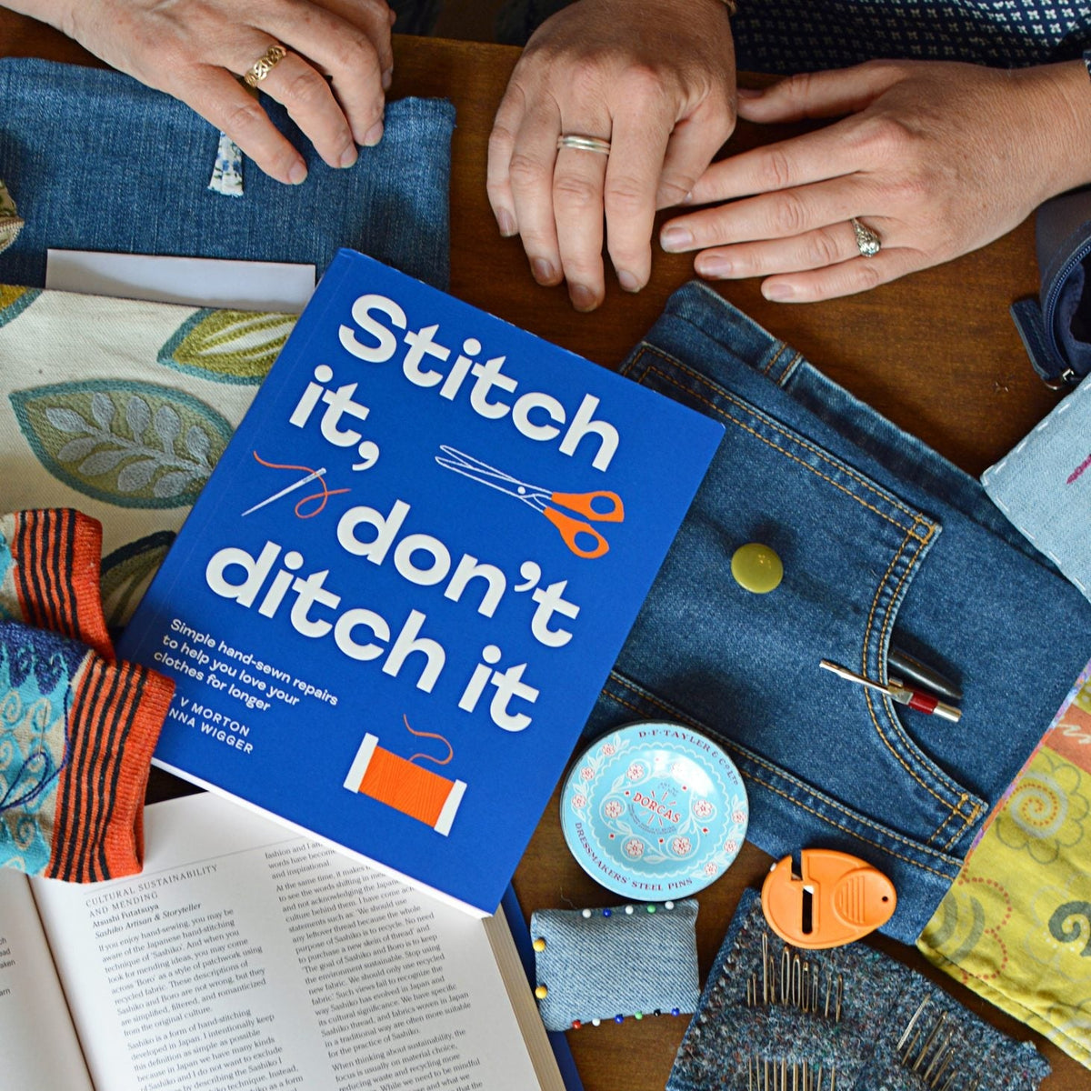 Stitch It, Don't Ditch It - Knappnålen